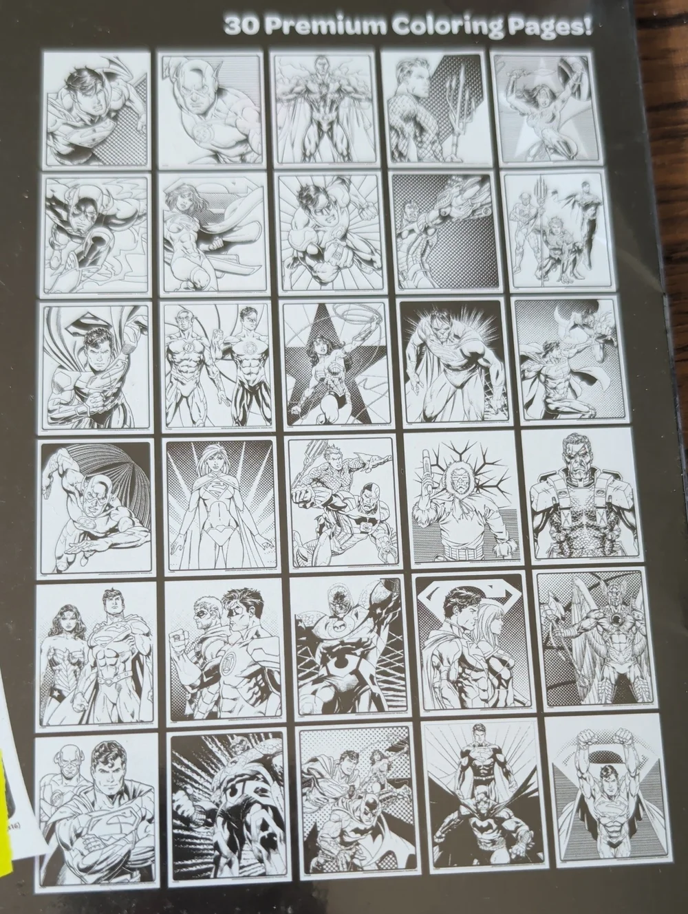 Crayola Art With Edge Justice League 30 Premium Coloring Pages New